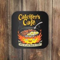 Calcifer's Cafe May All Your Bacon Eggs  Coaster thumb 0