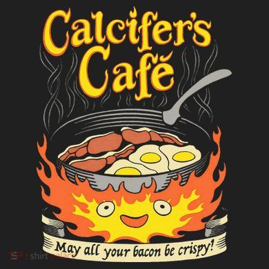 Calcifer's Cafe May All Your Bacon Eggs  Women's Dry Zone Grid Polo