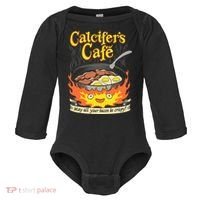 Calcifer's Cafe May All Your Bacon Eggs  Baby Long Sleeve Bodysuit thumb 0