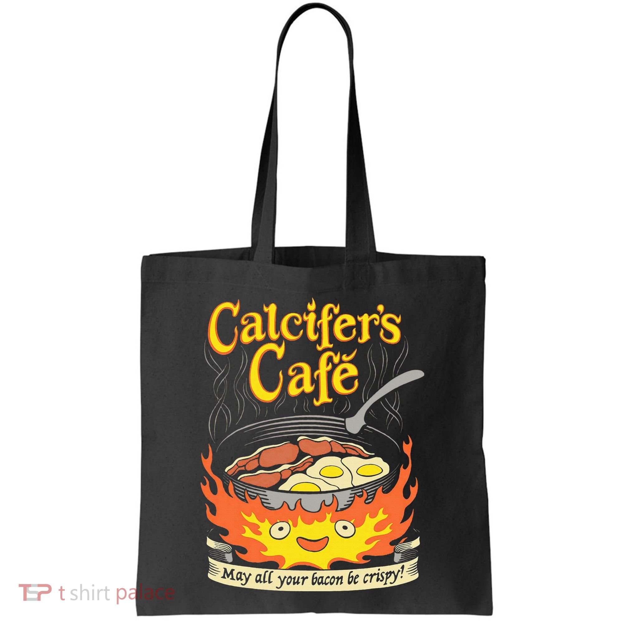 Calcifer's Cafe May All Your Bacon Eggs  Tote Bag