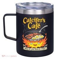 Calcifer's Cafe May All Your Bacon Eggs  12oz Stainless Steel Coffee Mug thumb 2