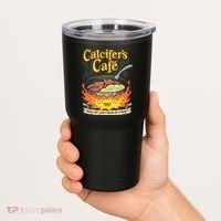 Calcifer's Cafe May All Your Bacon Eggs  Tumbler thumb 2