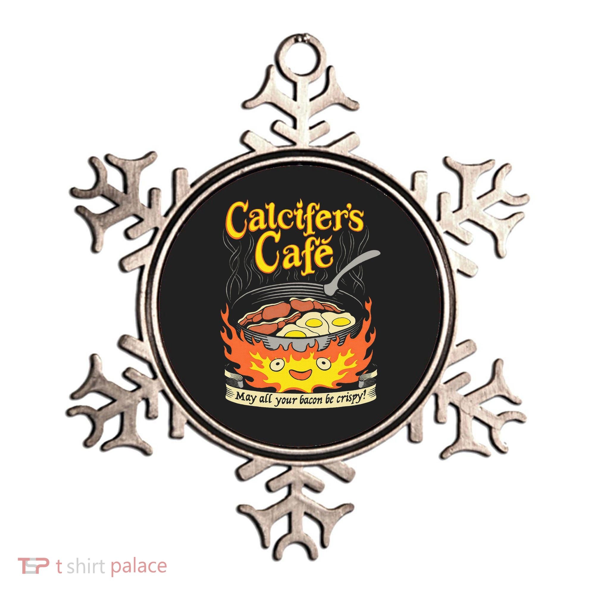 Calcifer's Cafe May All Your Bacon Eggs  Ornament