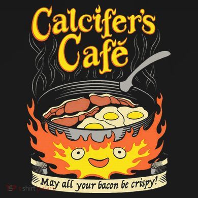 Calcifer's Cafe May All Your Bacon Eggs  Ornament
