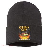 Calcifer's Cafe May All Your Bacon Eggs  Sustainable Knit Beanie thumb 0