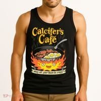 Calcifer's Cafe May All Your Bacon Eggs  Tank Top thumb 3