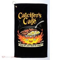 Calcifer's Cafe May All Your Bacon Eggs  Golf Towel thumb 0