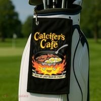 Calcifer's Cafe May All Your Bacon Eggs  Golf Towel thumb 2
