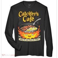 Calcifer's Cafe May All Your Bacon Eggs  Zone Performance Long-Sleeve T-Shirt thumb 0