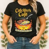 Calcifer's Cafe May All Your Bacon Eggs  Women's T-Shirt thumb 2