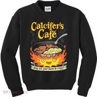 Calcifer's Cafe May All Your Bacon Eggs  Kids Sweatshirt thumb 0