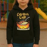 Calcifer's Cafe May All Your Bacon Eggs  Kids Hoodie thumb 3