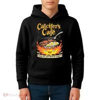 Calcifer's Cafe May All Your Bacon Eggs  Kids Hoodie thumb 4