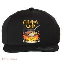 Calcifer's Cafe May All Your Bacon Eggs  Wool Snapback Cap thumb 0