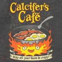 Calcifer's Cafe May All Your Bacon Eggs  Vector Backpack thumb 2
