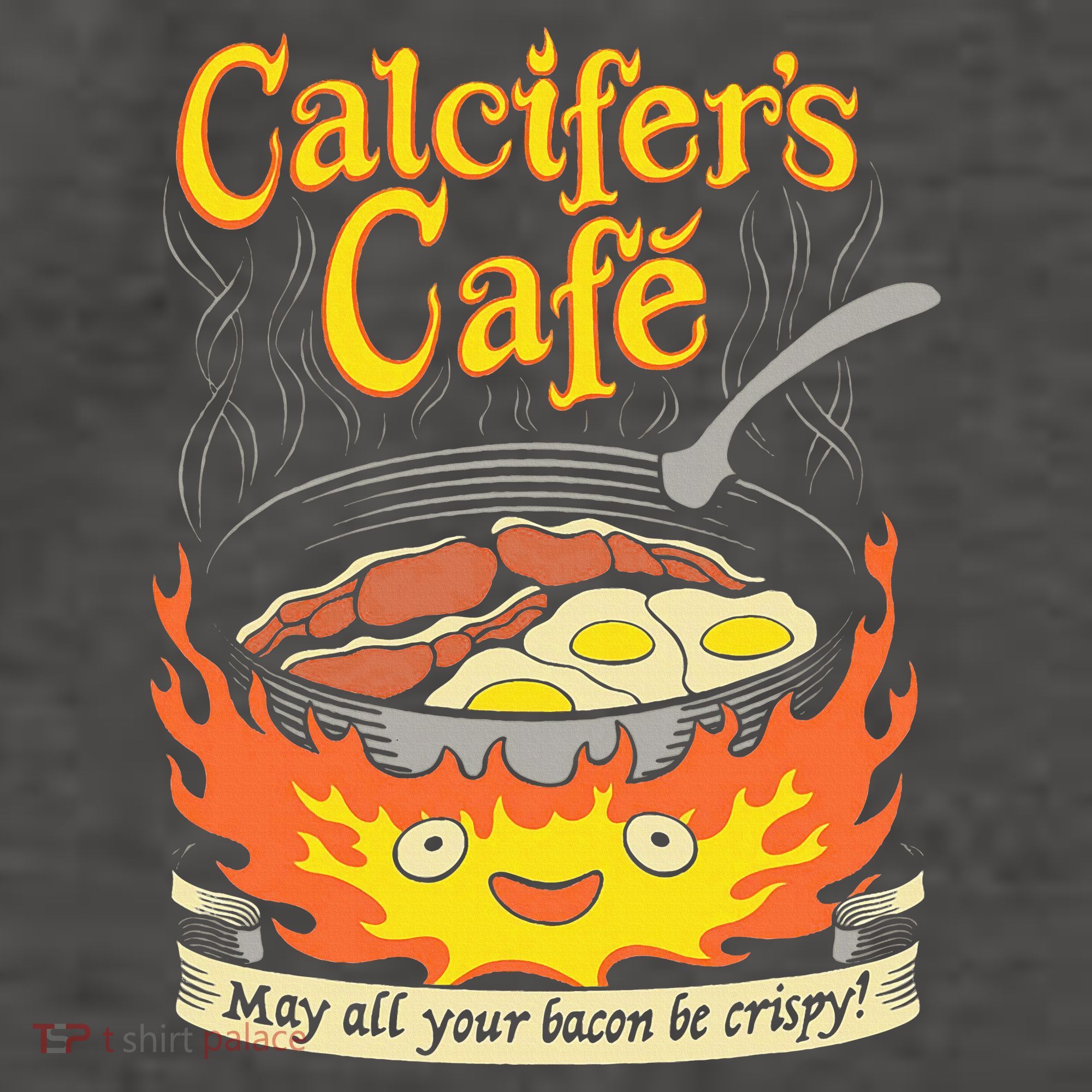 Calcifer's Cafe May All Your Bacon Eggs  Vector Backpack