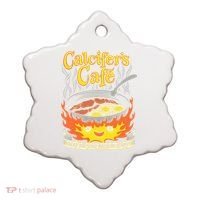 Calcifer's Cafe May All Your Bacon Eggs  Ceramic Ornament thumb 0
