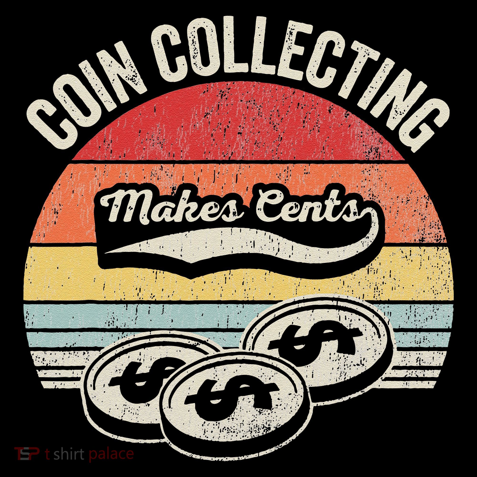 Coin Collecting Makes Cents Retro Style Women's Tank Top