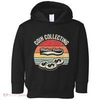 Coin Collecting Makes Cents Retro Style Toddler Hoodie thumb 0