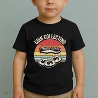 Coin Collecting Makes Cents Retro Style Toddler T-Shirt thumb 2