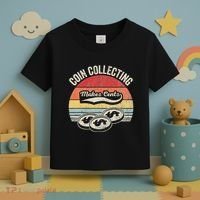 Coin Collecting Makes Cents Retro Style Toddler T-Shirt thumb 3