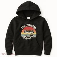Coin Collecting Makes Cents Retro Style Kids Hoodie thumb 0