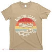 Coin Collecting Makes Cents Retro Style T-Shirt thumb 0