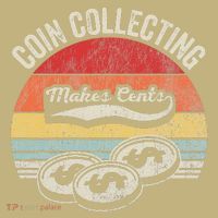 Coin Collecting Makes Cents Retro Style Mousepad thumb 1
