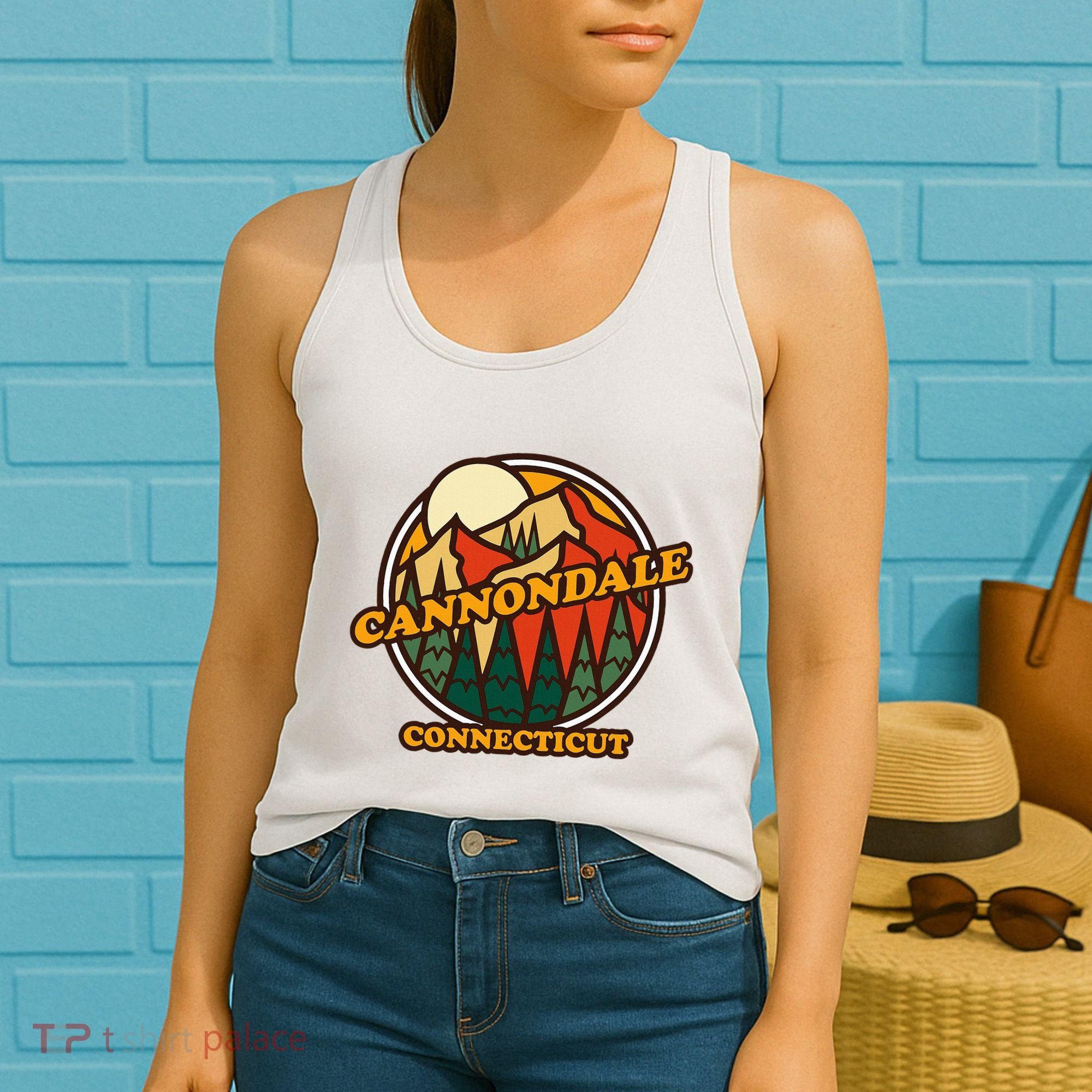 Cannondale Connecticut Mountain Hiking Souvenir Women's Tank Top