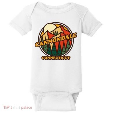 Cannondale Connecticut Mountain Hiking Souvenir Baby Bodysuit