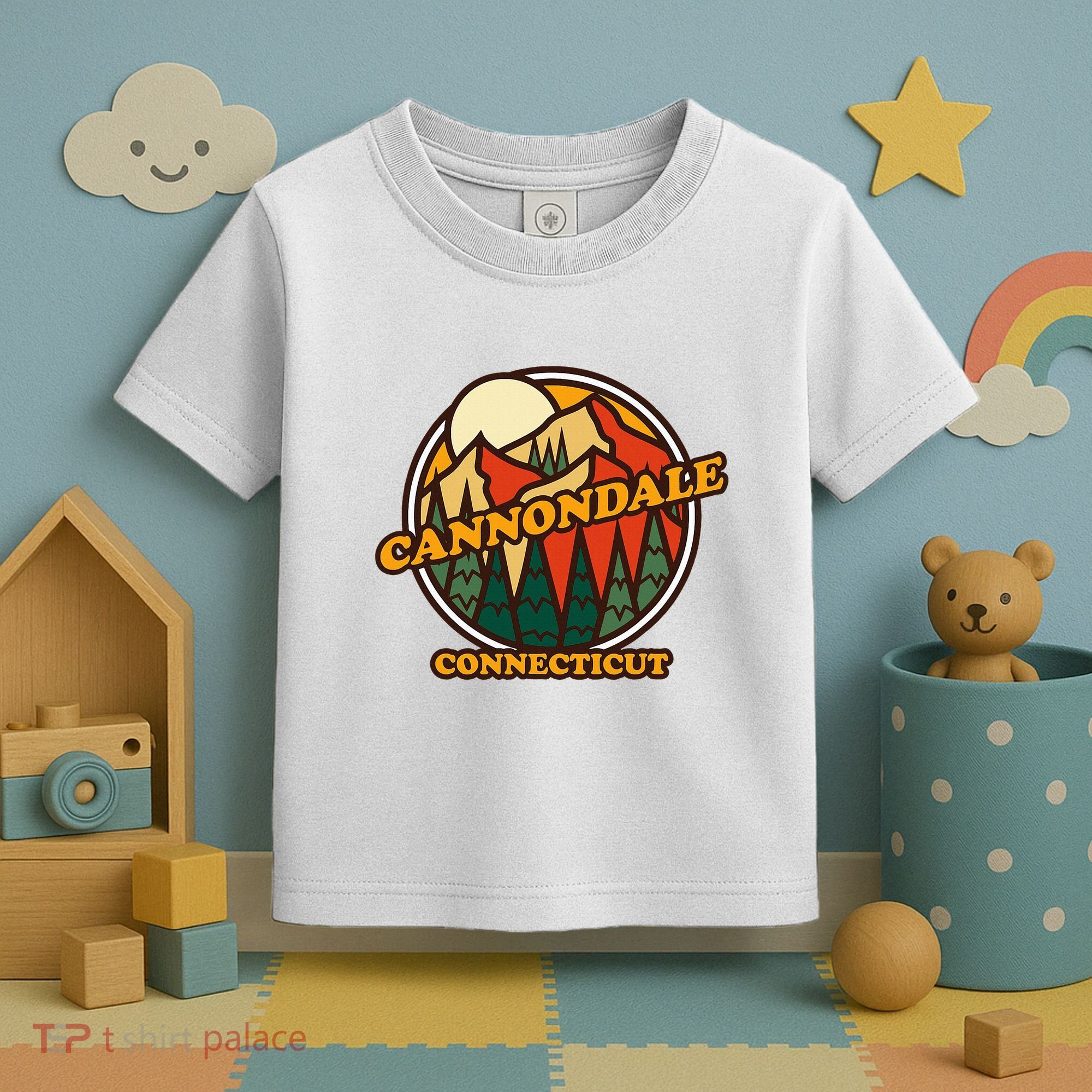 Cannondale Connecticut Mountain Hiking Souvenir Toddler T-Shirt