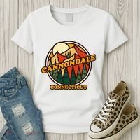 Cannondale Connecticut Mountain Hiking Souvenir Women's T-Shirt thumb 3