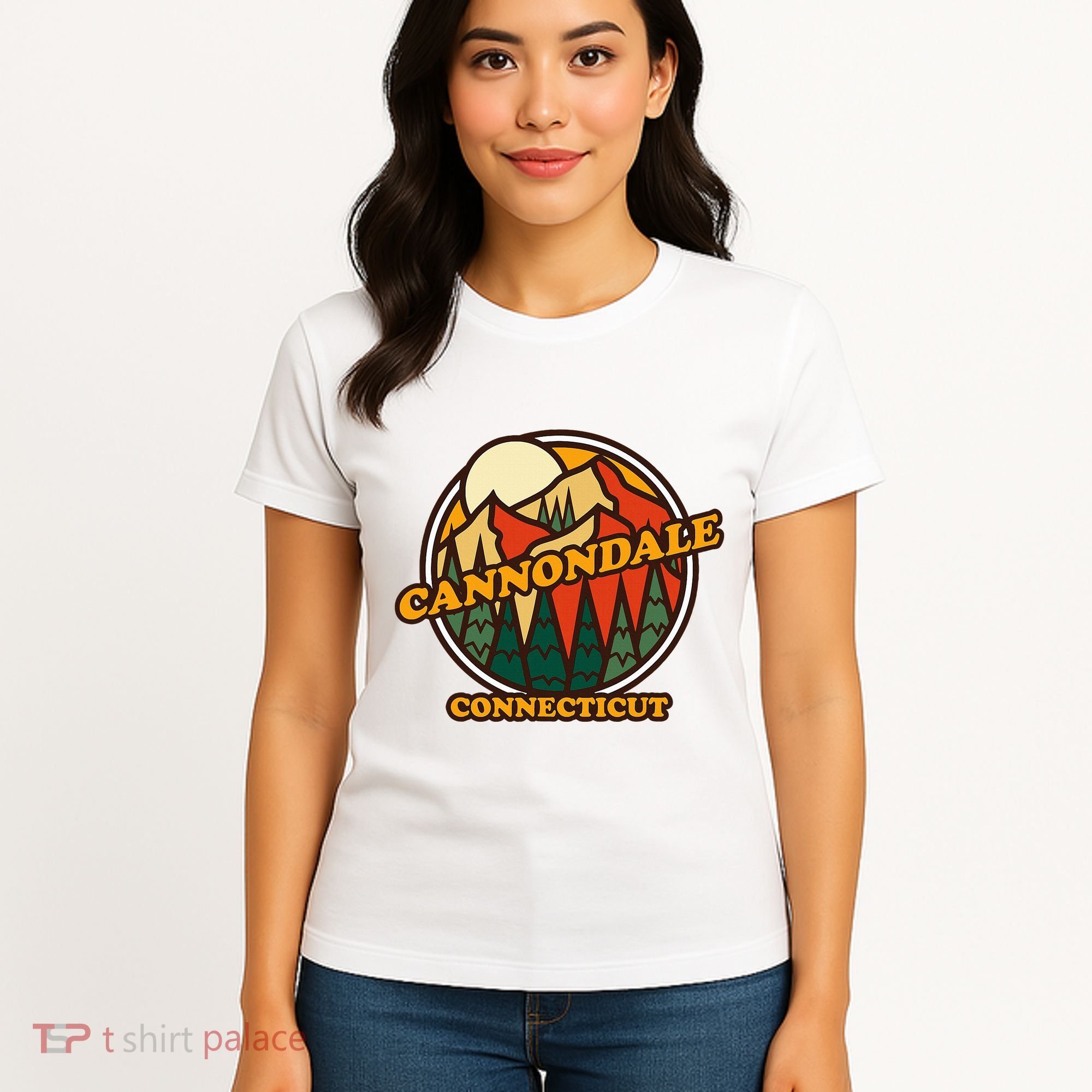 Cannondale Connecticut Mountain Hiking Souvenir Women's T-Shirt