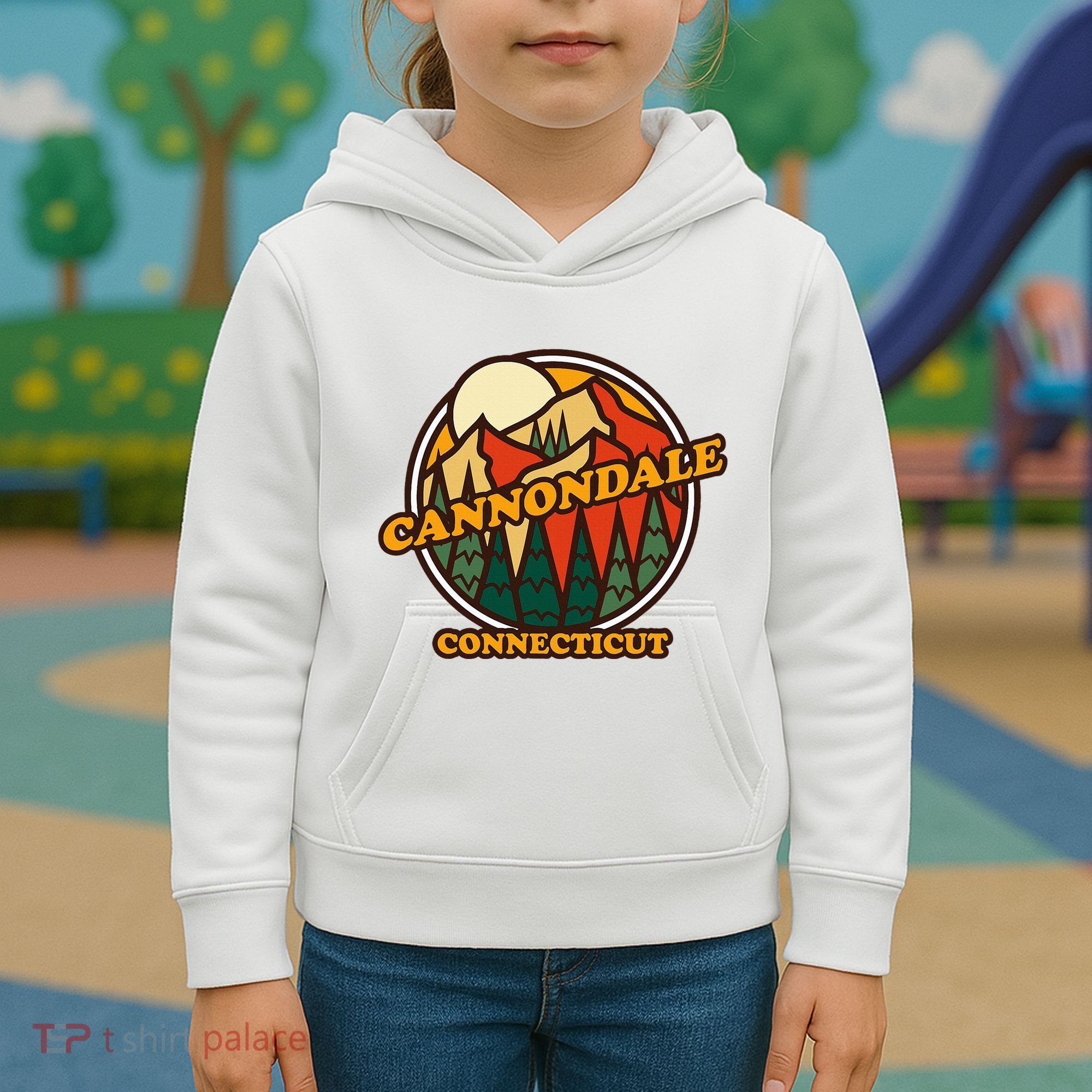 Cannondale Connecticut Mountain Hiking Souvenir Kids Hoodie