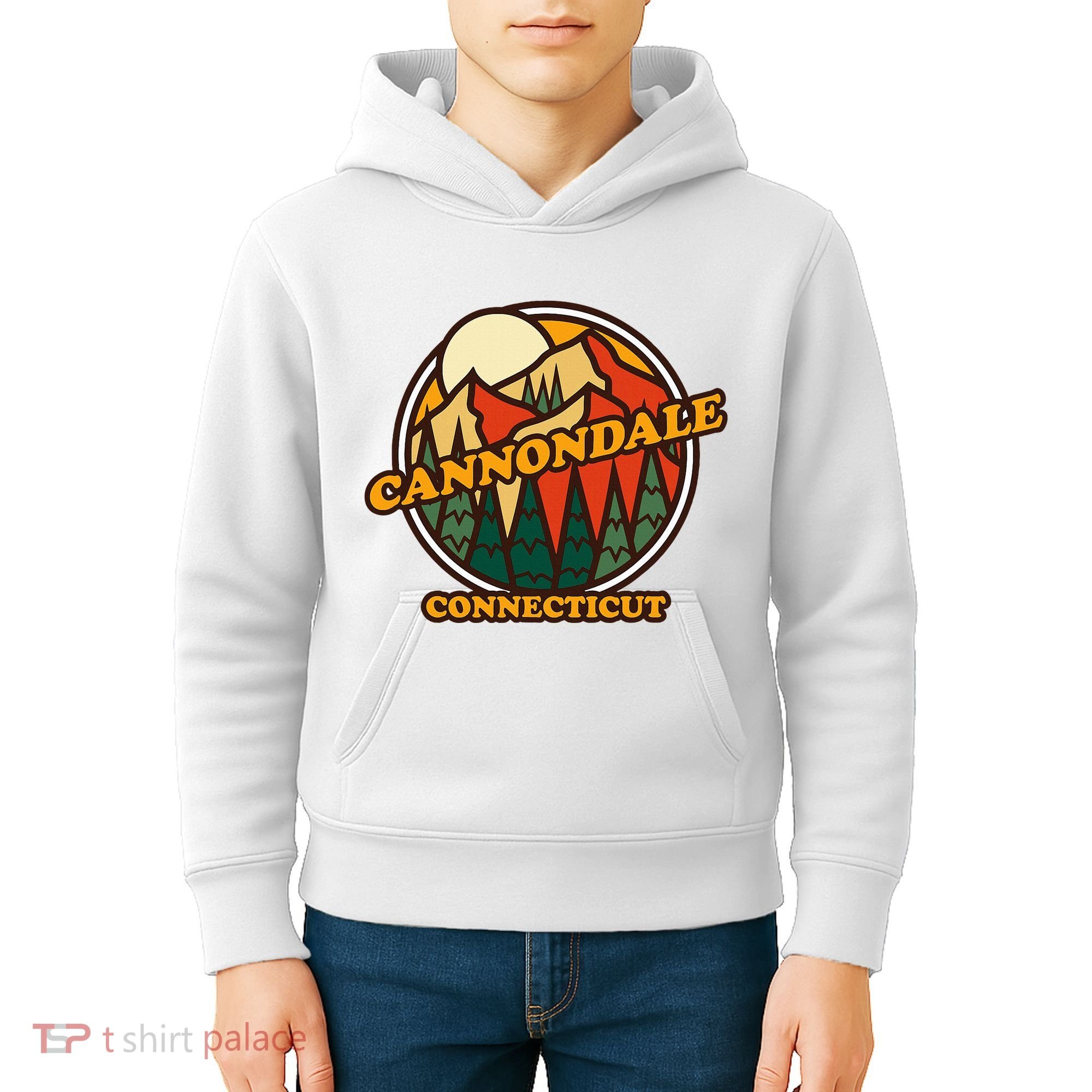 Cannondale Connecticut Mountain Hiking Souvenir Kids Hoodie