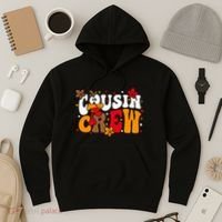 Cousin Crew Matching Shirts Turkey Face Thanksgiving Hoodie thumb 3