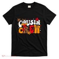 Cousin Crew Matching Shirts Turkey Face Thanksgiving T-Shirt thumb 0