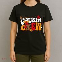 Cousin Crew Matching Shirts Turkey Face Thanksgiving T-Shirt thumb 4