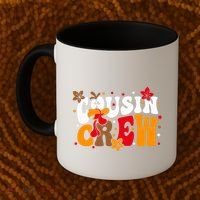 Cousin Crew Matching Shirts Turkey Face Thanksgiving Coffee Mug thumb 2