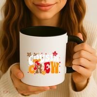 Cousin Crew Matching Shirts Turkey Face Thanksgiving Coffee Mug thumb 3