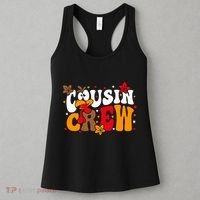 Cousin Crew Matching Shirts Turkey Face Thanksgiving Women's Tank Top thumb 3