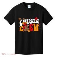 Cousin Crew Matching Shirts Turkey Face Thanksgiving Kids T-Shirt thumb 0