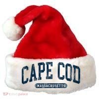 Cape Cod Massachusetts Retro Preppy Throwback Santa Hat thumb 0