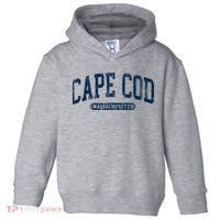 Cape Cod Massachusetts Retro Preppy Throwback Toddler Hoodie thumb 0