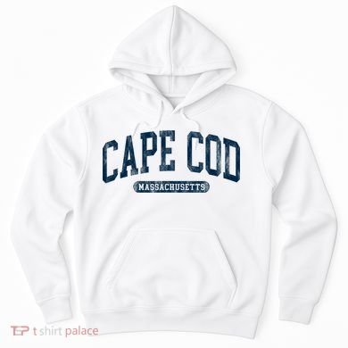 Cape Cod Massachusetts Retro Preppy Throwback Hoodie