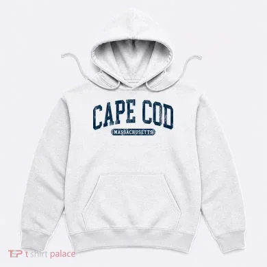 Cape Cod Massachusetts Retro Preppy Throwback Hoodie