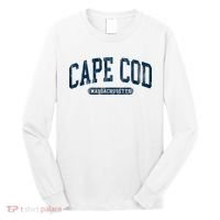 Cape Cod Massachusetts Retro Preppy Throwback Long Sleeve Shirt thumb 0