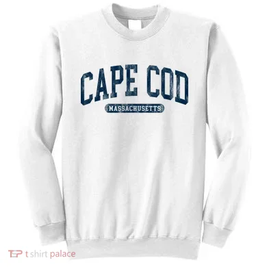 Cape Cod Massachusetts Retro Preppy Throwback Sweatshirt