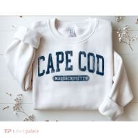 Cape Cod Massachusetts Retro Preppy Throwback Sweatshirt thumb 2