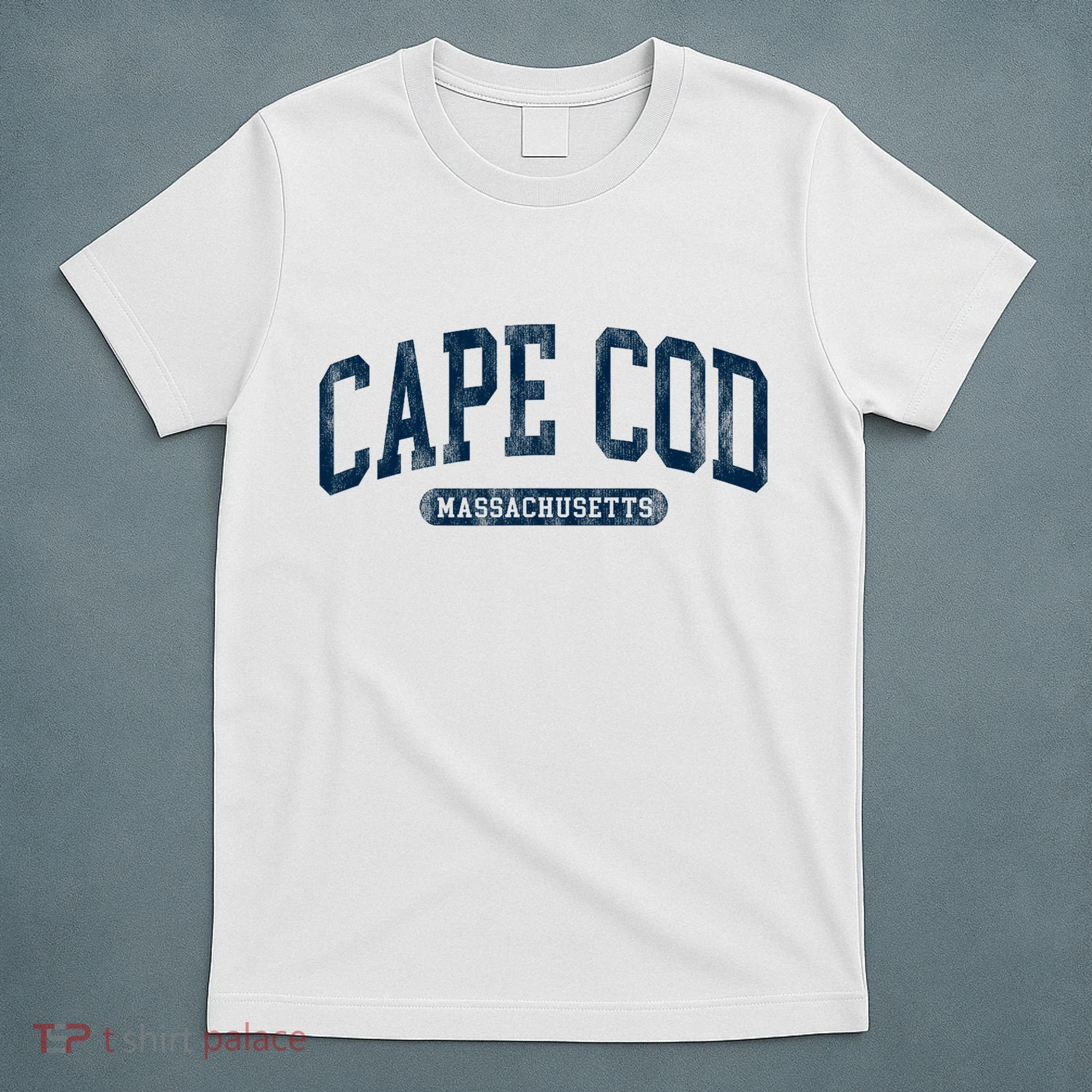 Cape Cod Massachusetts Retro Preppy Throwback T-Shirt